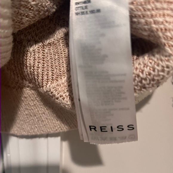 Reiss - Otto Textured Cream Sweater/Jumper - Picture 5 of 7